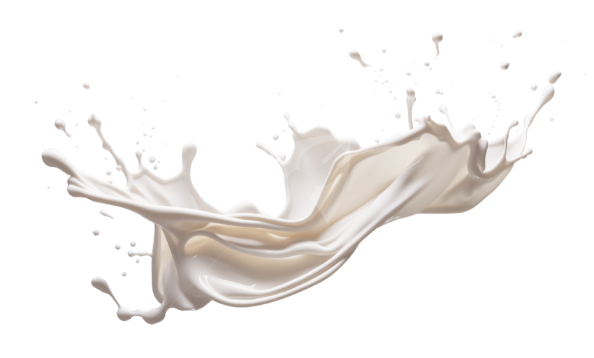 Transparent Milk Splash PNG