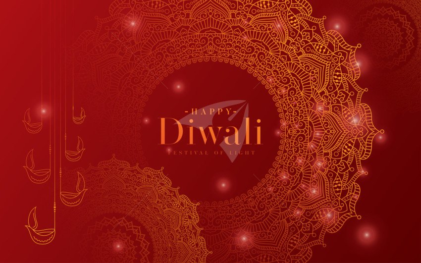 Diwali Festival Background Design Template