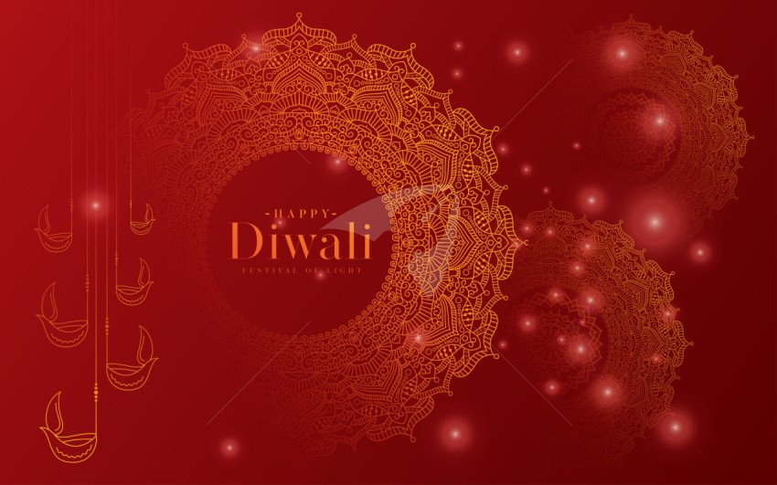 Diwali Festival Background Vector