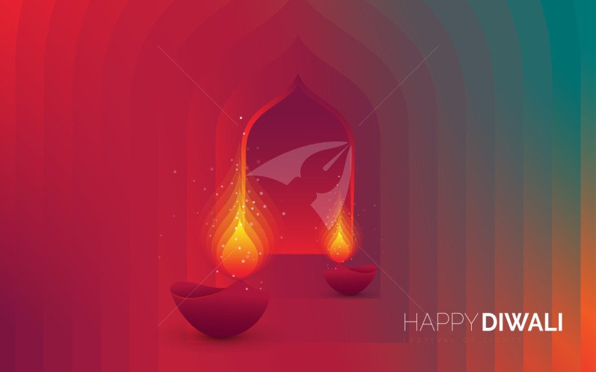 Diwali Background Design Template