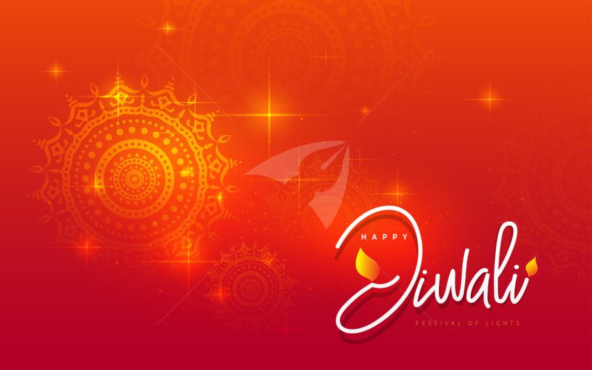 Happy Diwali Festival Greeting Background