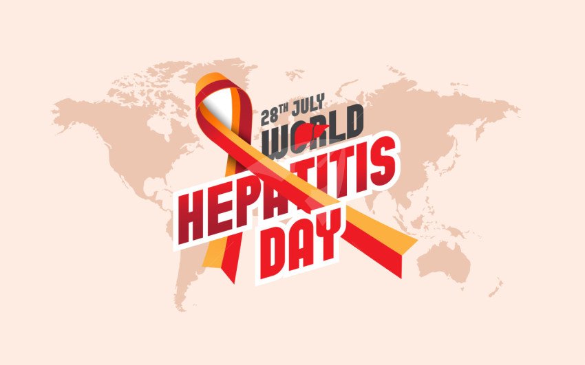 World Hepatitis Day Background Template Design