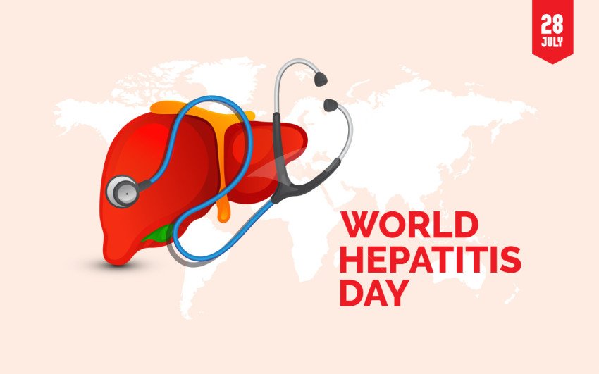 World Hepatitis Day Background Template