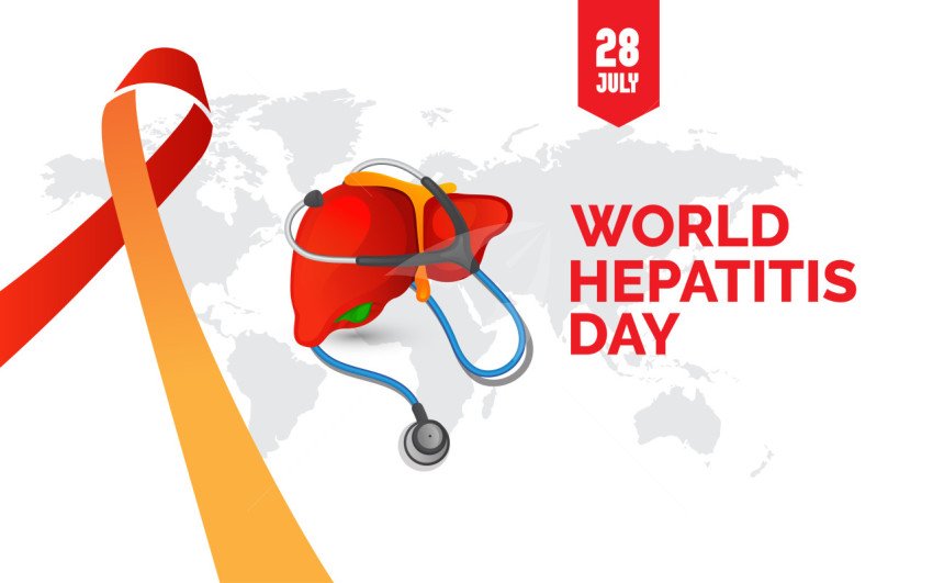 World Hepatitis Day Background Template Design