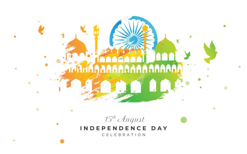 Indian Independence Day Background Design