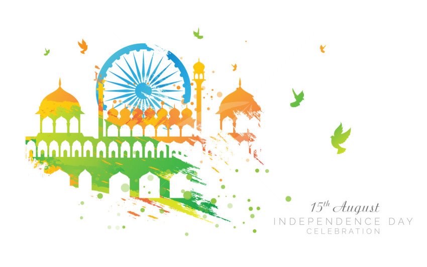 Indian independence day background