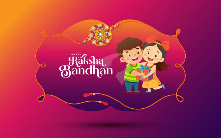 Happy Raksha Bandhan Background Design