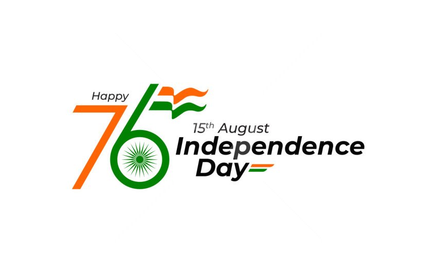 76th Year Independence Day Background