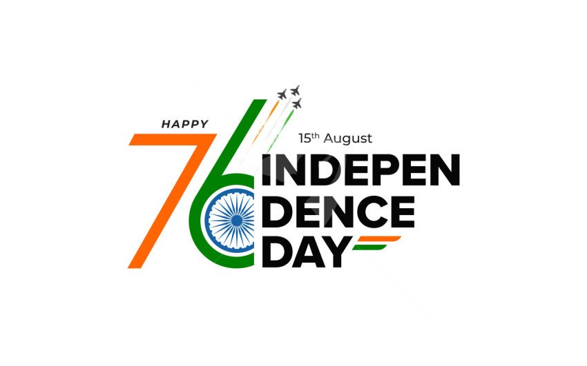 76th Year Independence Day Background