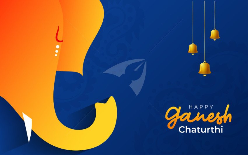 Happy Ganesh Chaturthi Greeting Template