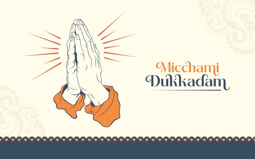 Jain Festival Micchami Dukkadam Background Design