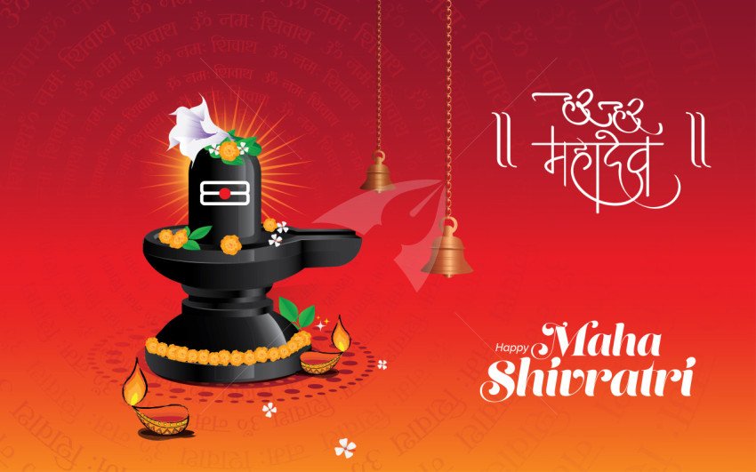 Happy Maha Shivratri Background Design Template