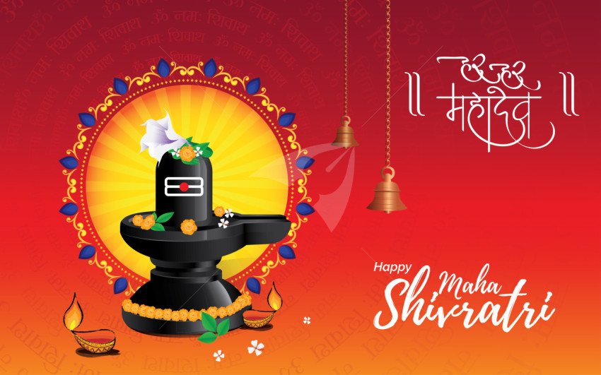 Happy Maha Shivratri Background Design Template