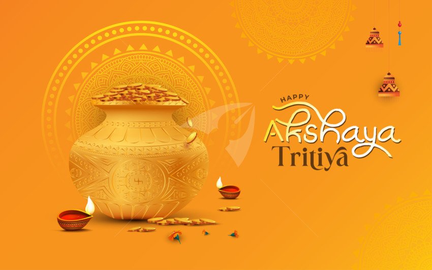 Akshaya Tritiya Background Design Template