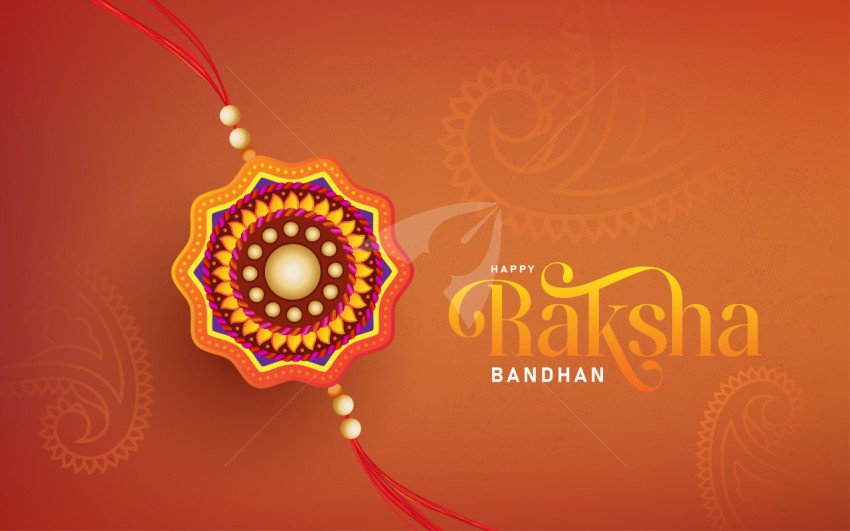 Happy Raksha Bandhan Background Vector Design Template