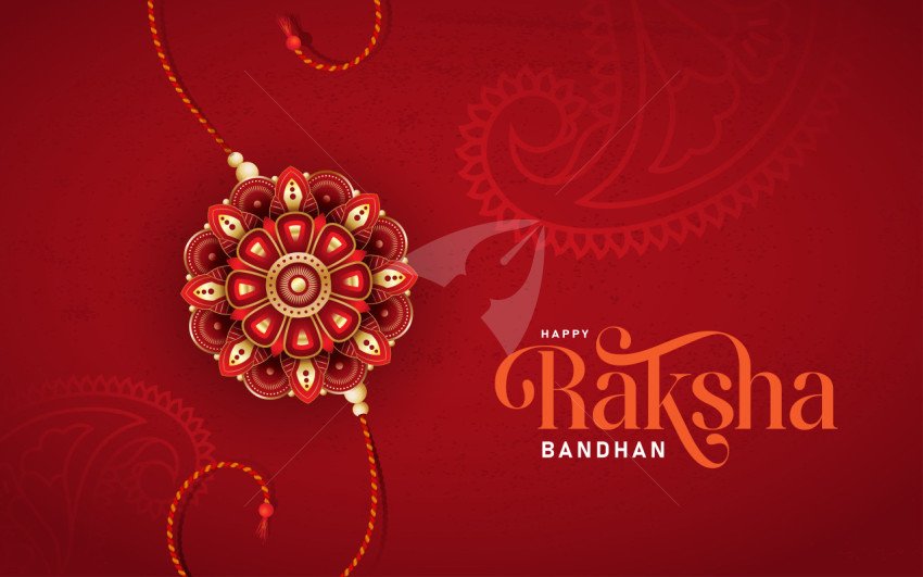 Happy Raksha Bandhan Background Vector Design Template