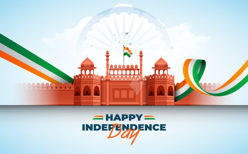 Happy Independence Day Celebration Background Design Template