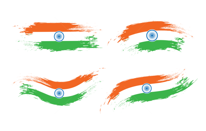 Indian Flag Illustration Vector