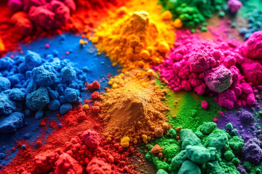 Holi color powder background