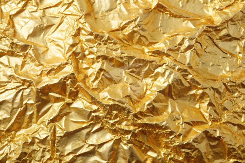 Foil gold texture background