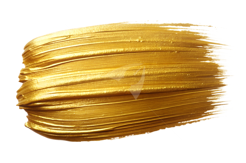 Gold brush stroke png