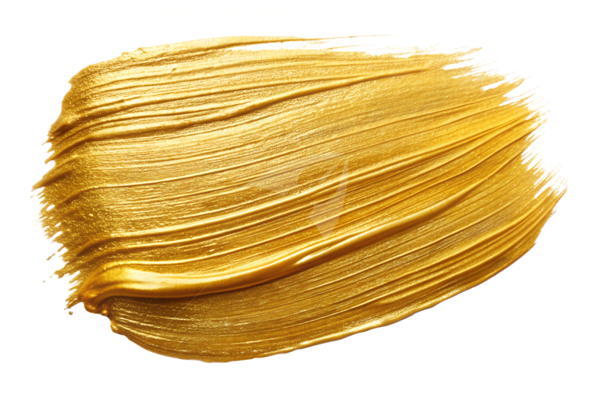 Gold brush stroke png