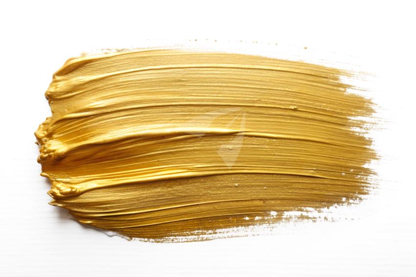 Gold brush stroke png