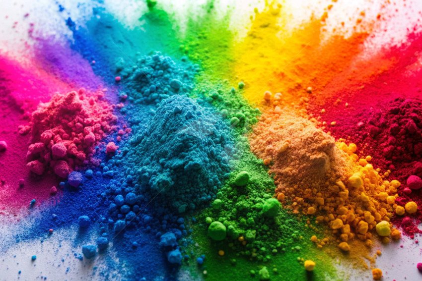 Holi color powder background