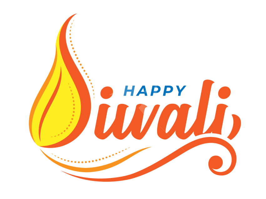 Happy Diwali Sticker Design Template