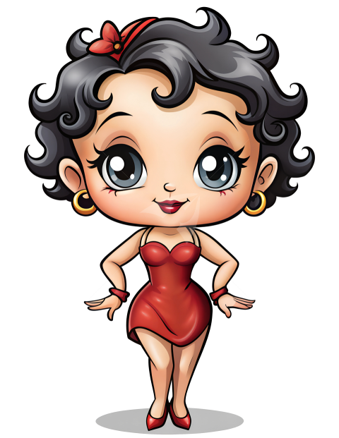 Betty boop cartoon character