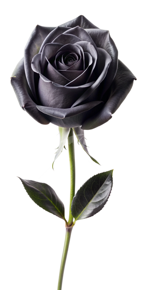 Black rose flower Png