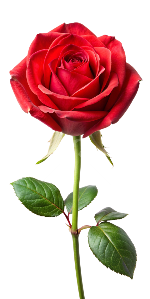 Red rose flower Png