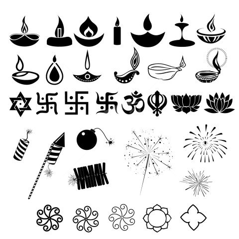 Diwali Festival Vector Collection