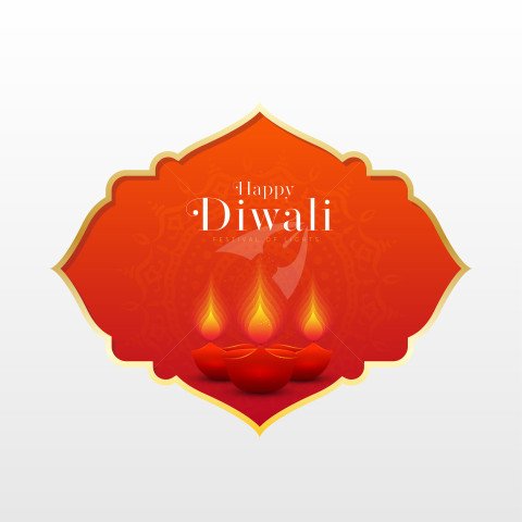 Happy Diwali Social Media Post Banner Template