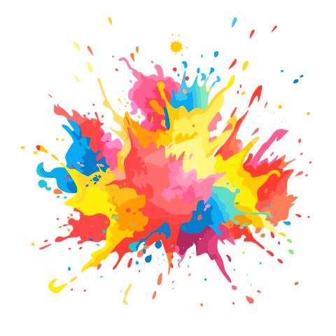 Color Splash Vector Illustration