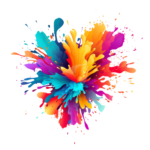 Vector Color splash Illustration