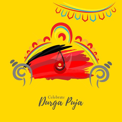 Happy Durga Puja Festival Background