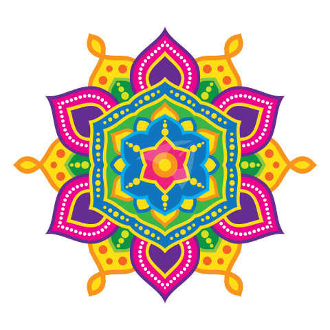 Vector Rangoli Design Illustration