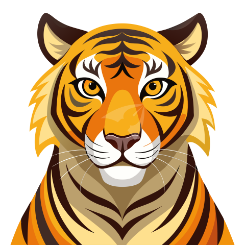 Bengal Tiger Vector Illustration