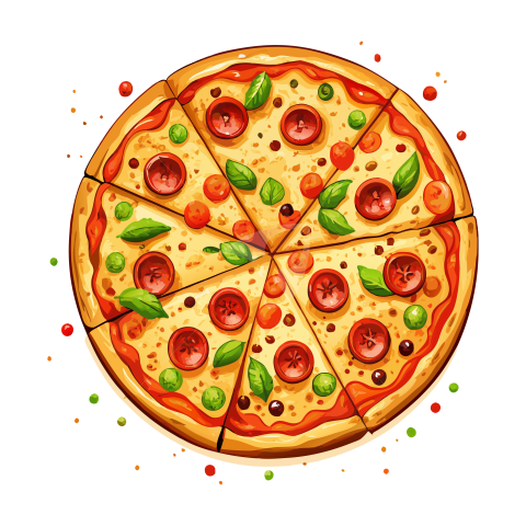 Pizza Vector Illustration