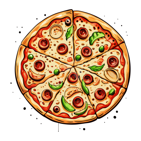 Pizza Vector Illustration