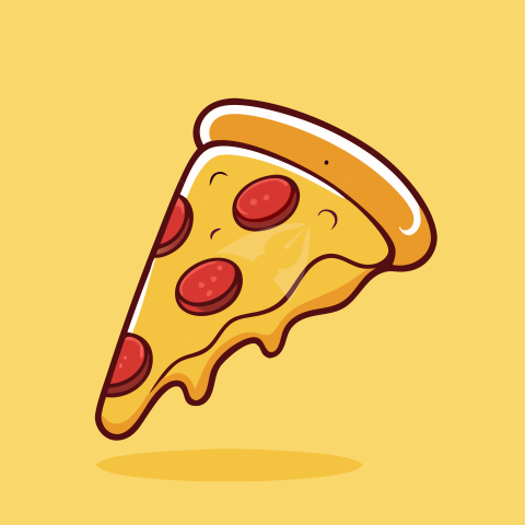 Pizza Slice Vector Illustration