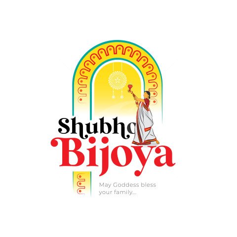 Shubho Bijoya Durga Puja Greeting Design