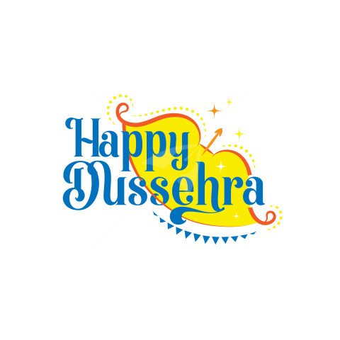 Happy Dussehra Greeting Template