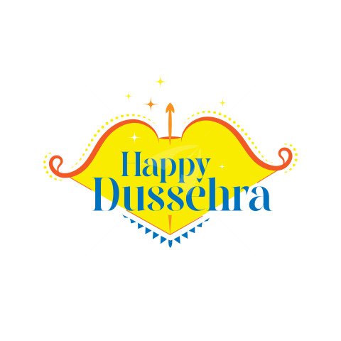 Happy Dussehra Greeting Template