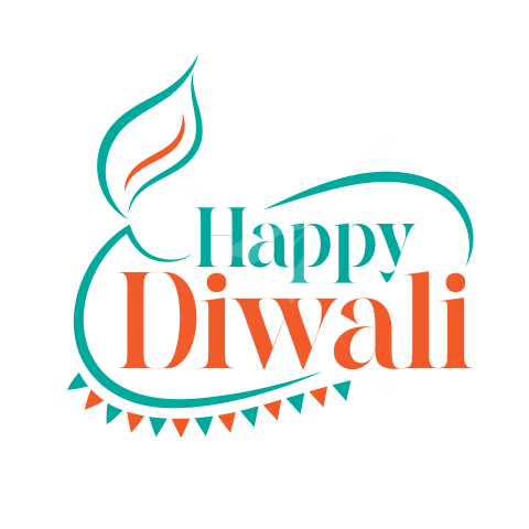 Happy Diwali Sticker Design Template