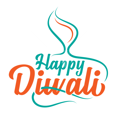 Happy Diwali Sticker Design Template