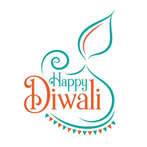 Happy Diwali Sticker Design Template