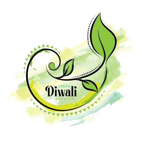 Happy Diwali Sticker Design Template