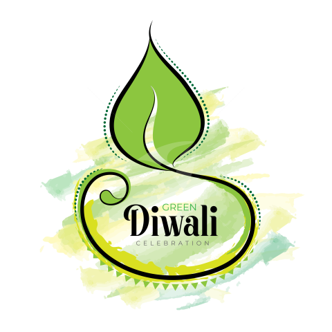 Happy Diwali Sticker Design Template